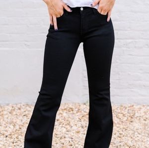 Black Flare Jeans